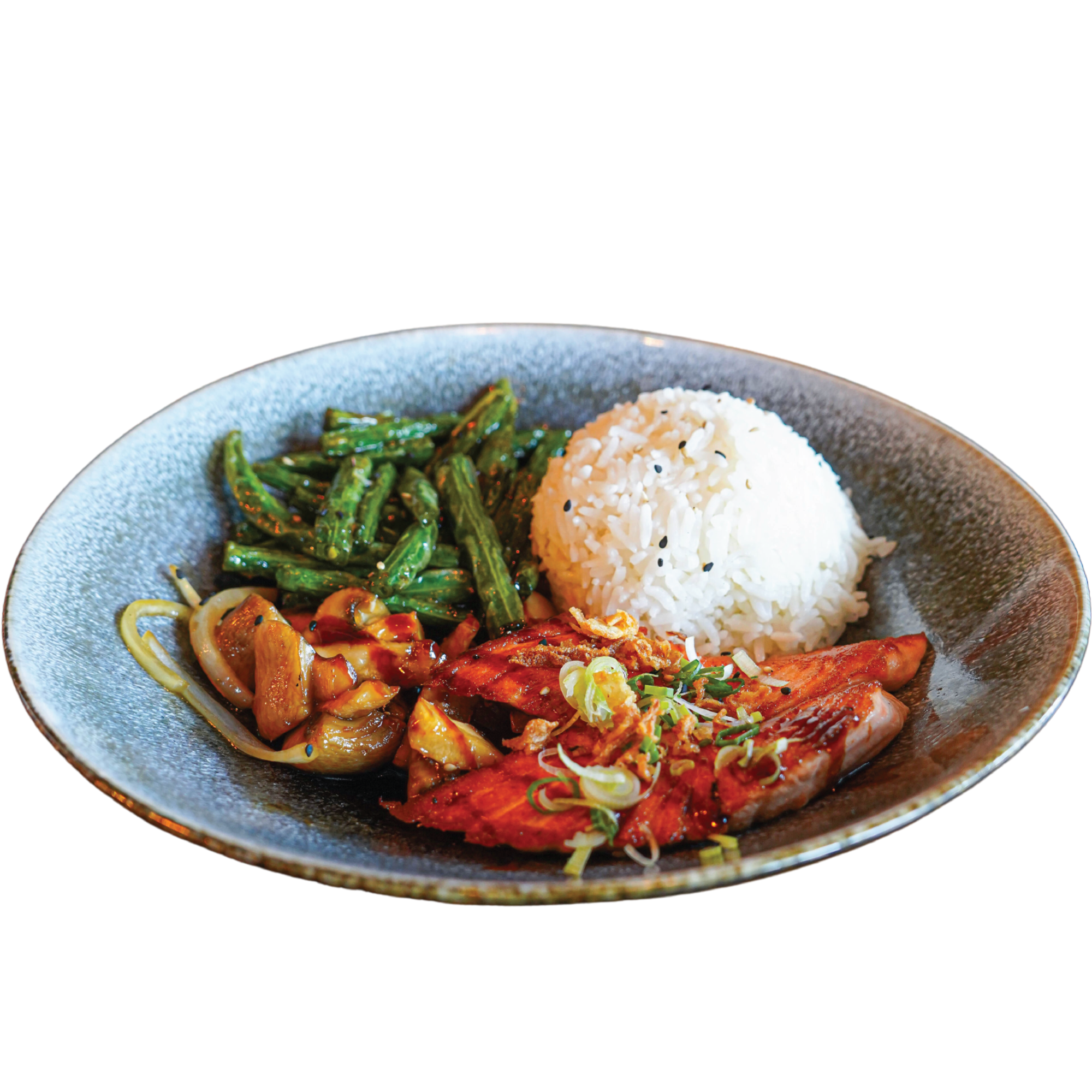 Teppanyaki salmon